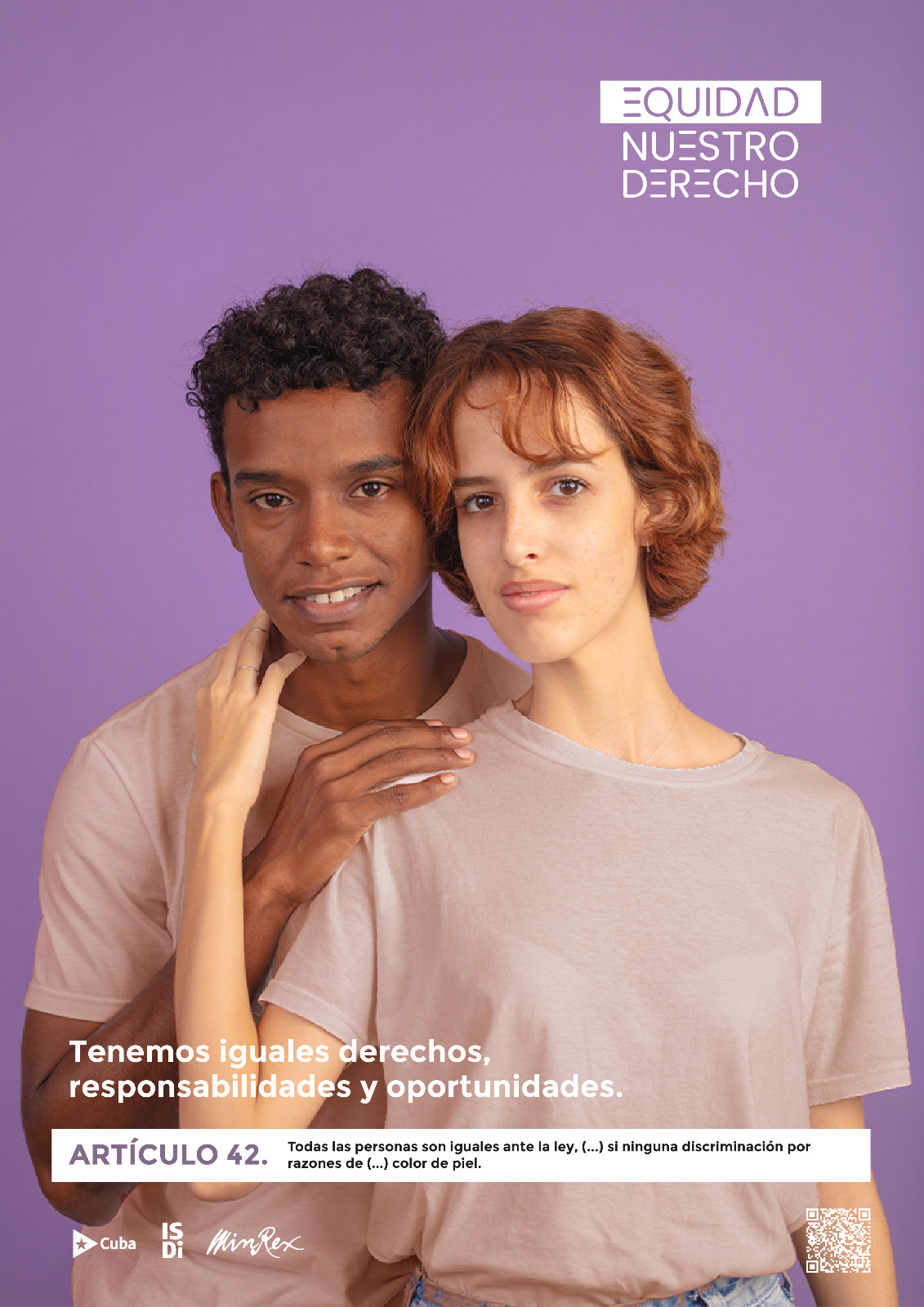 Campaña para informar sobre las garantías para el cumplimiento de los derechos Humanos en Cuba (Tesis de Dianeyis Balberán Ulloa y Roxana Díaz Gutiérrez / Isdi) (Foto: My Reguera Studio) / MY Reguera Studio